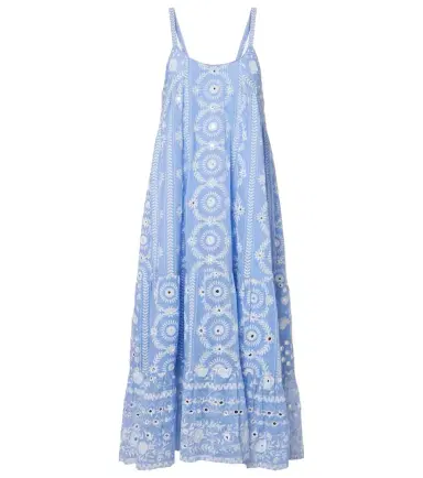 Juliet Dunn Printed sequined cotton midi dress | Thumbnail 1 Juliet Dunn Printed sequined cotton midi dress | Thumbnail 1