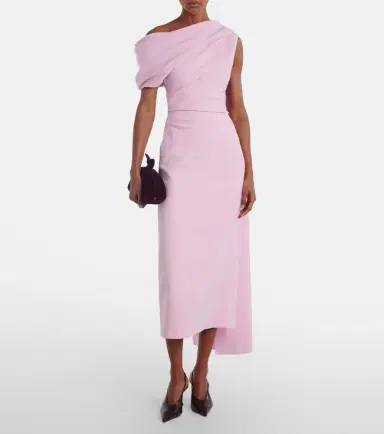 Roksanda Maite caped midi dress | Thumbnail 4 Roksanda Maite caped midi dress | Thumbnail 4