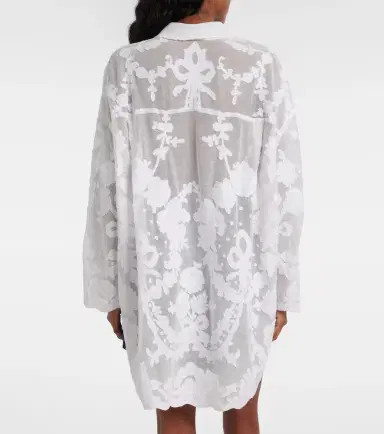 Juliet Dunn Embroidered cotton shirt | Thumbnail 2 Juliet Dunn Embroidered cotton shirt | Thumbnail 2