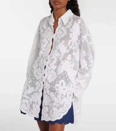 Juliet Dunn Embroidered cotton shirt | Thumbnail 4 Juliet Dunn Embroidered cotton shirt | Thumbnail 4