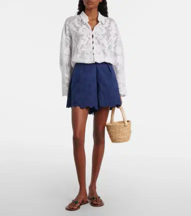 Juliet Dunn Embroidered cotton shirt | Thumbnail 6 Juliet Dunn Embroidered cotton shirt | Thumbnail 6