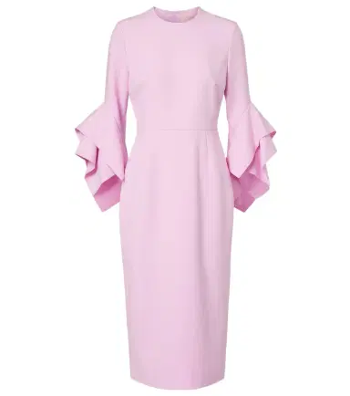 Roksanda Ruffled midi dress | Thumbnail 1 Roksanda Ruffled midi dress | Thumbnail 1