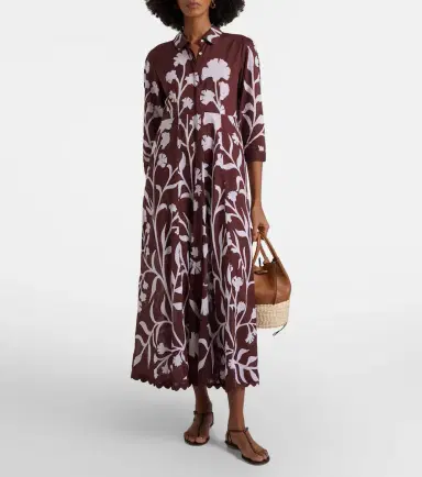 JULIET DUNN Printed cotton midi dress | Thumbnail 4 JULIET DUNN Printed cotton midi dress | Thumbnail 4
