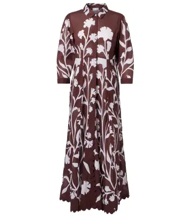 JULIET DUNN Printed cotton midi dress | Thumbnail 1 JULIET DUNN Printed cotton midi dress | Thumbnail 1