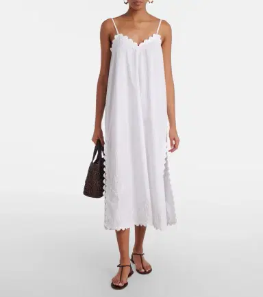 Juliet Dunn Cotton midi dress | Thumbnail 4 Juliet Dunn Cotton midi dress | Thumbnail 4