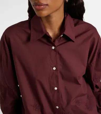 JULIET DUNN Embroidered cotton shirt | Thumbnail 2 JULIET DUNN Embroidered cotton shirt | Thumbnail 2