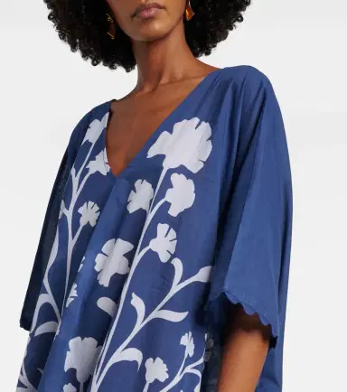Juliet Dunn Scalloped cotton kaftan | Thumbnail 4 Juliet Dunn Scalloped cotton kaftan | Thumbnail 4