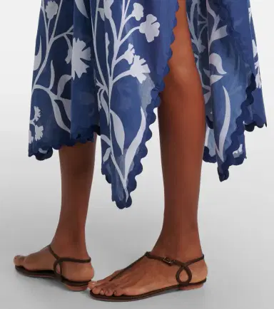 Juliet Dunn Scalloped cotton kaftan | Thumbnail 5 Juliet Dunn Scalloped cotton kaftan | Thumbnail 5