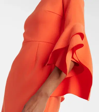 Roksanda Ruffled midi dress | Thumbnail 2 Roksanda Ruffled midi dress | Thumbnail 2