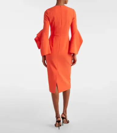 Roksanda Ruffled midi dress | Thumbnail 4 Roksanda Ruffled midi dress | Thumbnail 4
