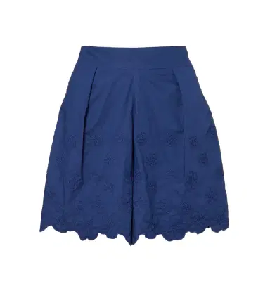 Juliet Dunn Embroidered floral cotton poplin shorts | Thumbnail 1 Juliet Dunn Embroidered floral cotton poplin shorts | Thumbnail 1