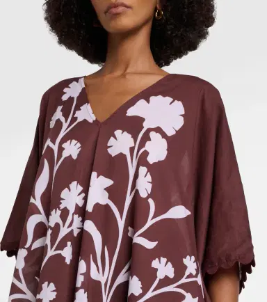 Juliet Dunn Floral cotton kaftan | Thumbnail 4 Juliet Dunn Floral cotton kaftan | Thumbnail 4