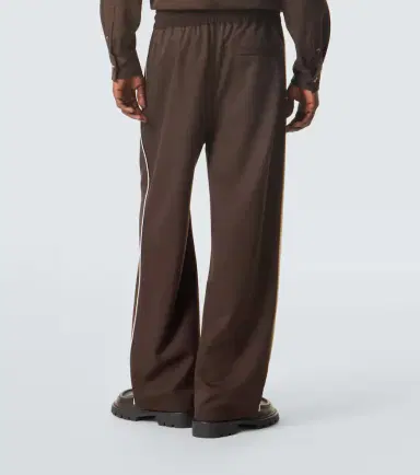 Loewe Wool gabardine wide-leg pants | Thumbnail 6 Loewe Wool gabardine wide-leg pants | Thumbnail 6