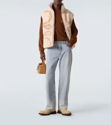 Loewe Anagram fleece jacquard vest | Thumbnail 3 Loewe Anagram fleece jacquard vest | Thumbnail 3