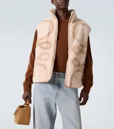 Loewe Anagram fleece jacquard vest | Thumbnail 4 Loewe Anagram fleece jacquard vest | Thumbnail 4