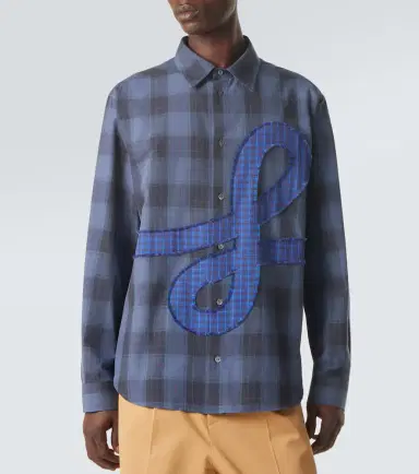 Loewe Checked cotton poplin shirt | Thumbnail 4 Loewe Checked cotton poplin shirt | Thumbnail 4
