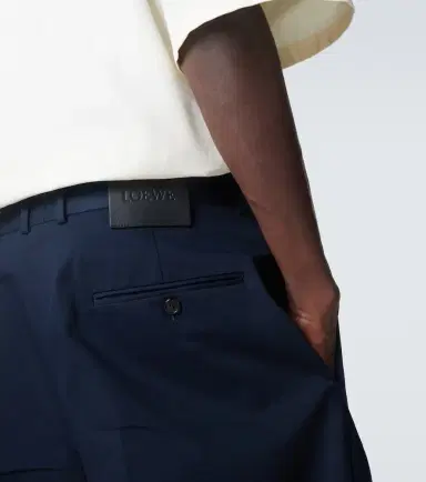Loewe Pleated cotton gabardine wide-leg pants | Thumbnail 6 Loewe Pleated cotton gabardine wide-leg pants | Thumbnail 6