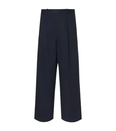 Loewe Pleated cotton gabardine wide-leg pants | Thumbnail 1 Loewe Pleated cotton gabardine wide-leg pants | Thumbnail 1
