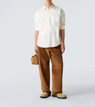 Loewe Cotton corduroy wide-leg pants | Thumbnail 4 Loewe Cotton corduroy wide-leg pants | Thumbnail 4