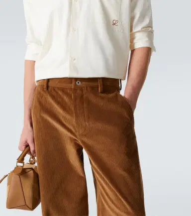 Loewe Cotton corduroy wide-leg pants | Thumbnail 6 Loewe Cotton corduroy wide-leg pants | Thumbnail 6