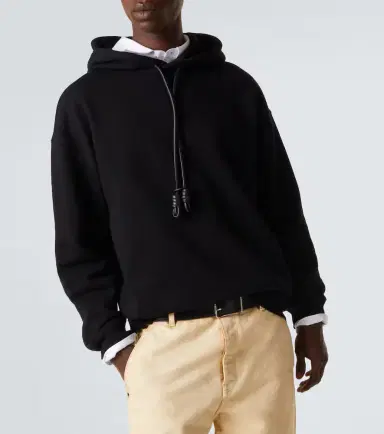 Loewe Anagram cotton jersey hoodie | Thumbnail 4 Loewe Anagram cotton jersey hoodie | Thumbnail 4