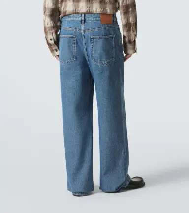 Loewe Anagram straight jeans | Thumbnail 4 Loewe Anagram straight jeans | Thumbnail 4