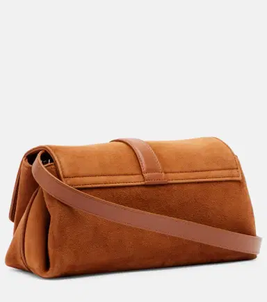 Ferragamo Flap Small suede shoulder bag | Thumbnail 2 Ferragamo Flap Small suede shoulder bag | Thumbnail 2