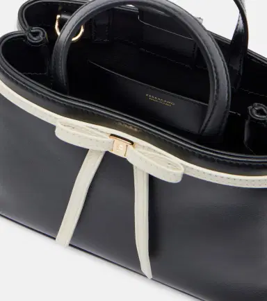 Ferragamo Bow Mini leather top-handle bag | Thumbnail 3 Ferragamo Bow Mini leather top-handle bag | Thumbnail 3