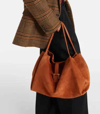 Ferragamo Medium suede tote bag | Thumbnail 4 Ferragamo Medium suede tote bag | Thumbnail 4