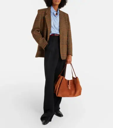 Ferragamo Medium suede tote bag | Thumbnail 5 Ferragamo Medium suede tote bag | Thumbnail 5
