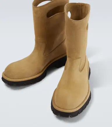 Loewe Bobby cutout suede mid-calf boots | Thumbnail 3 Loewe Bobby cutout suede mid-calf boots | Thumbnail 3