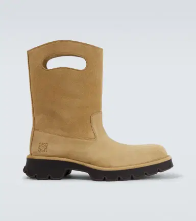 Loewe Bobby cutout suede mid-calf boots | Thumbnail 4 Loewe Bobby cutout suede mid-calf boots | Thumbnail 4