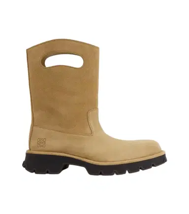 Loewe Bobby cutout suede mid-calf boots | Thumbnail 1 Loewe Bobby cutout suede mid-calf boots | Thumbnail 1