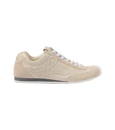 Loewe Ballet Runner 2.0 suede-trimmed leather sneakers | Thumbnail 1 Loewe Ballet Runner 2.0 suede-trimmed leather sneakers | Thumbnail 1