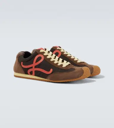 Loewe Ballet Runner 2.0 suede-trimmed sneakers | Thumbnail 3 Loewe Ballet Runner 2.0 suede-trimmed sneakers | Thumbnail 3