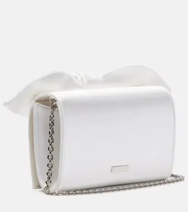 Aquazzura Bow Tie Mini satin clutch | Thumbnail 3 Aquazzura Bow Tie Mini satin clutch | Thumbnail 3