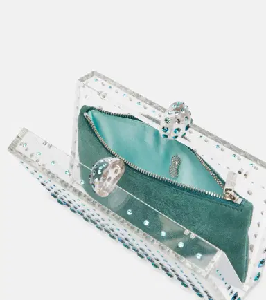 Aquazzura Tequila Mini beaded suede-lined clutch | Thumbnail 2 Aquazzura Tequila Mini beaded suede-lined clutch | Thumbnail 2