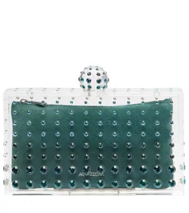 Aquazzura Tequila Mini beaded suede-lined clutch | Thumbnail 1 Aquazzura Tequila Mini beaded suede-lined clutch | Thumbnail 1