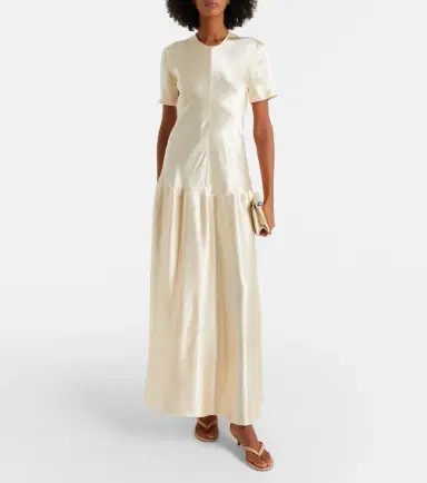 Fforme Clodia satin maxi dress | Thumbnail 3 Fforme Clodia satin maxi dress | Thumbnail 3