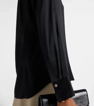Vince Silk-blend satin shirt | Thumbnail 5 Vince Silk-blend satin shirt | Thumbnail 5
