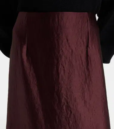 Vince Satin midi skirt | Thumbnail 4 Vince Satin midi skirt | Thumbnail 4