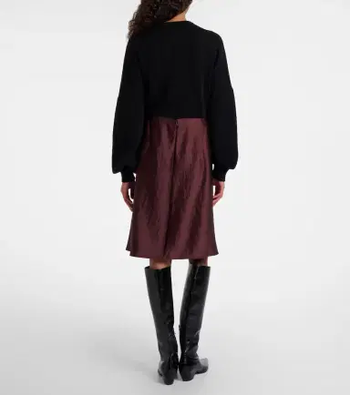 Vince Satin midi skirt | Thumbnail 5 Vince Satin midi skirt | Thumbnail 5