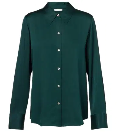 Vince Silk-blend satin shirt | Thumbnail 1 Vince Silk-blend satin shirt | Thumbnail 1