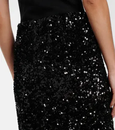 Vince Sequined velvet midi skirt | Thumbnail 5 Vince Sequined velvet midi skirt | Thumbnail 5