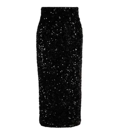 Vince Sequined velvet midi skirt | Thumbnail 1 Vince Sequined velvet midi skirt | Thumbnail 1