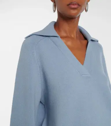 Vince Wool and cashmere-blend polo sweater | Thumbnail 2 Vince Wool and cashmere-blend polo sweater | Thumbnail 2