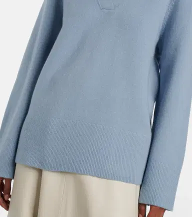Vince Wool and cashmere-blend polo sweater | Thumbnail 3 Vince Wool and cashmere-blend polo sweater | Thumbnail 3