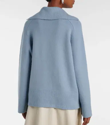 Vince Wool and cashmere-blend polo sweater | Thumbnail 6 Vince Wool and cashmere-blend polo sweater | Thumbnail 6