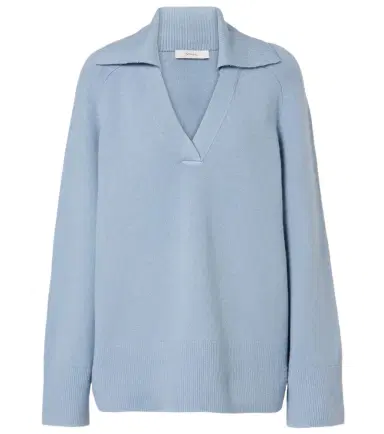 Vince Wool and cashmere-blend polo sweater | Thumbnail 1 Vince Wool and cashmere-blend polo sweater | Thumbnail 1