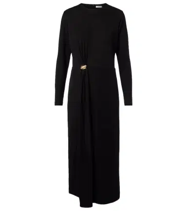 Vince Draped wool-blend midi dress | Thumbnail 1 Vince Draped wool-blend midi dress | Thumbnail 1